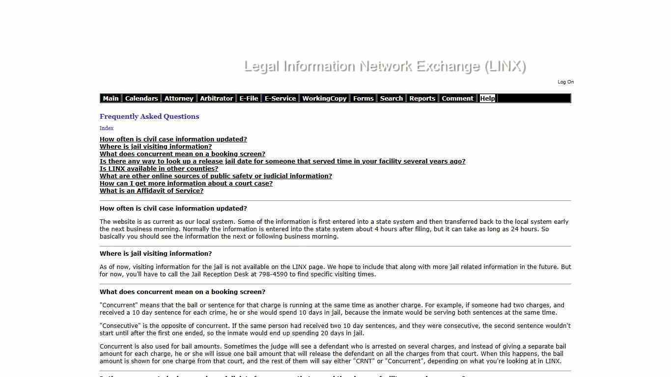 LINX Frequently Asked Questions